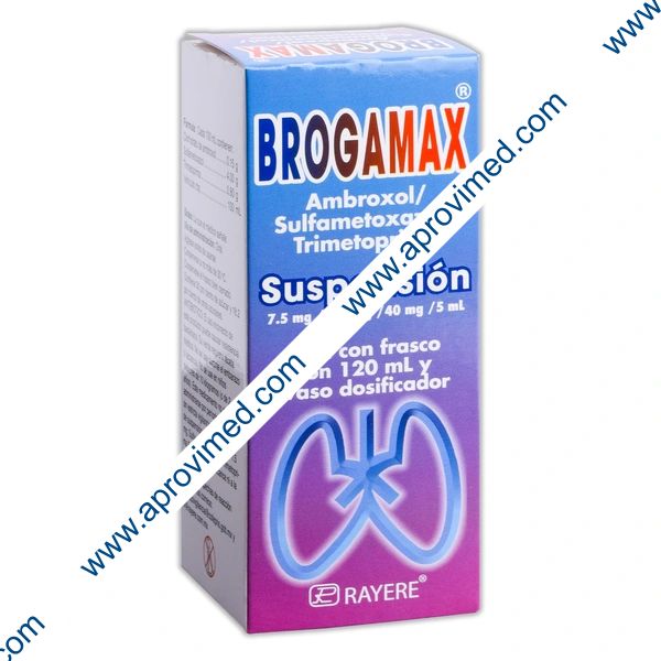 BROGAMAX SUSP. Fco. 120 ML. 7.5-200-40 MG/5 ML.