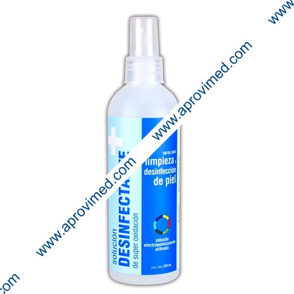 SOLUCIÓN DESINFECTANTE de SUPER OXIDACIÓN (Belabel) Spray Fco. c/240 ML.