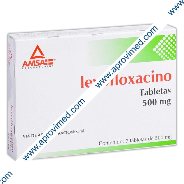 LEVOFLOXACINO (Amsa) c/7 TABS. 500 MG.