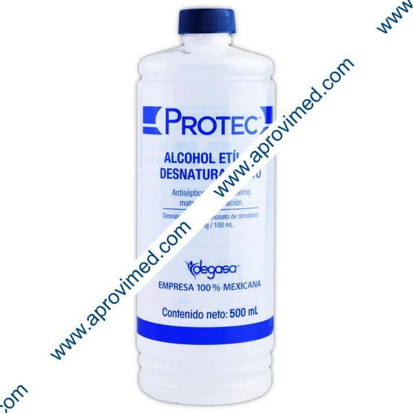 ALCOHOL ETÍLICO Desnaturalizado (Protec) 70% Fco. 500 ML.