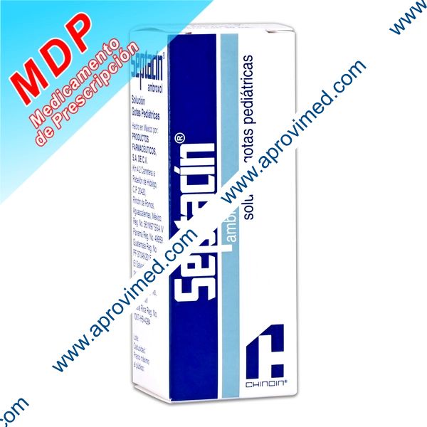 SEPTACÍN SOL. GOTAS Pediátricas Fco. 30 ML. 750 MG/100 ML.