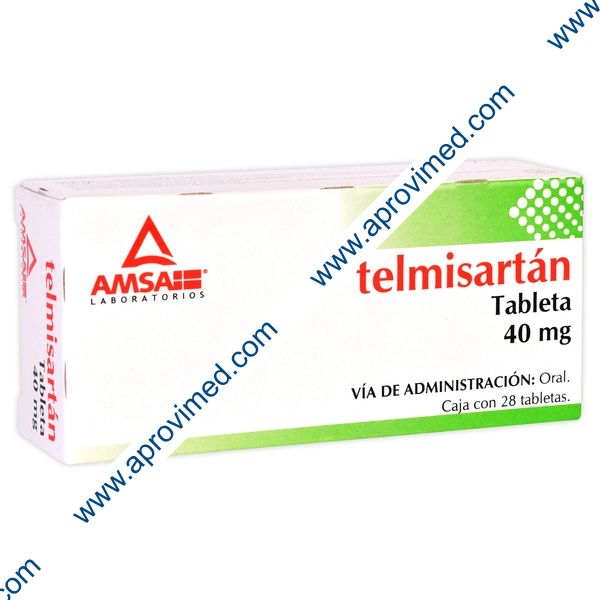 TELMISARTÁN (Amsa) c/28 TABS. 40 MG.
