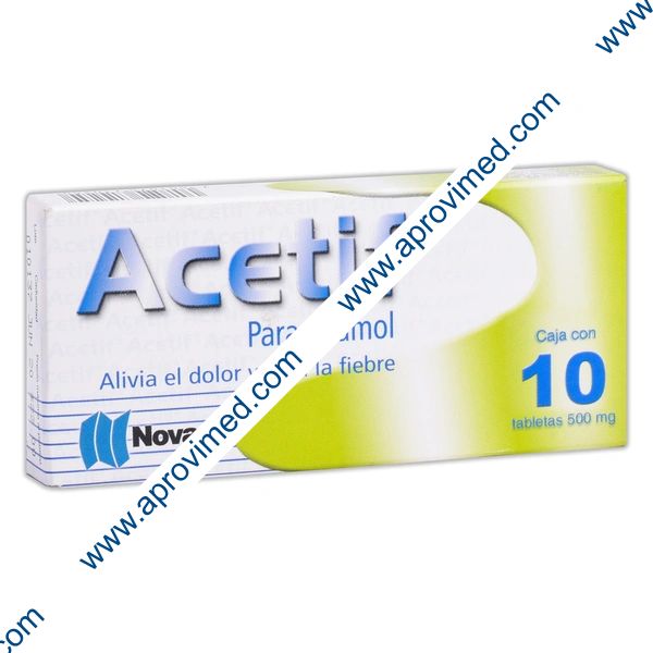ACETIF c/10 TABS. 500 MG.