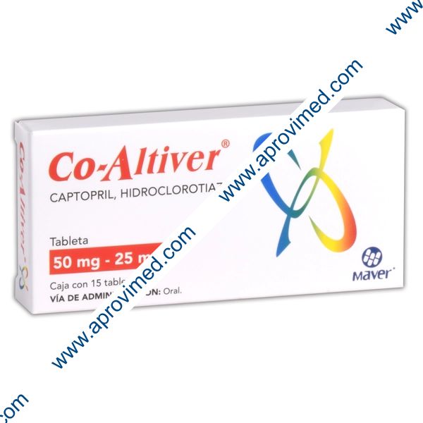 CO-ALTIVER c/15 TABS. 50/25 MG.