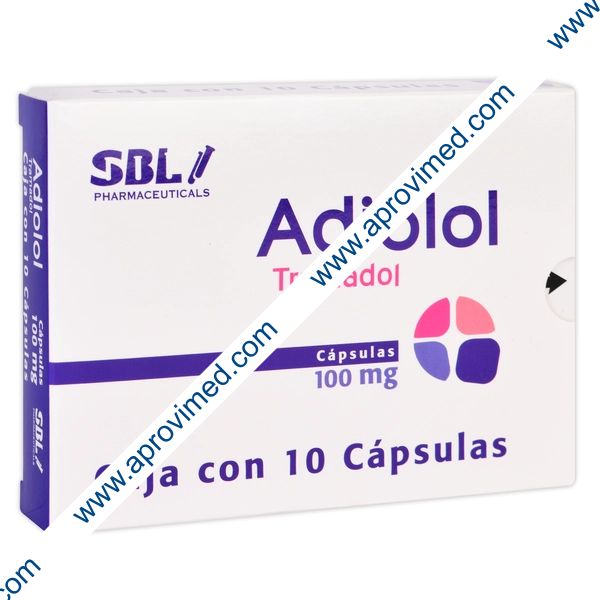 ADIOLOL Cja. c/10 CAPS. 100 MG.