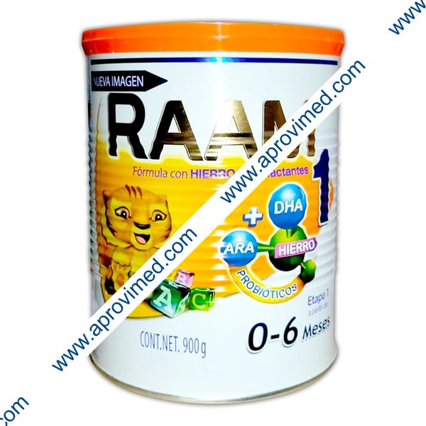 LECHE RAAM Etapa 1 (0 a 6 Meses) POLVO Lata c/900 G.