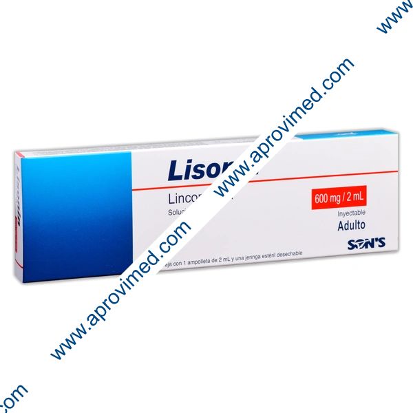 LISONIN Sol. Iny. Adulto c/1 AMPTA. 600 MG/2 ML. y Jeringa.