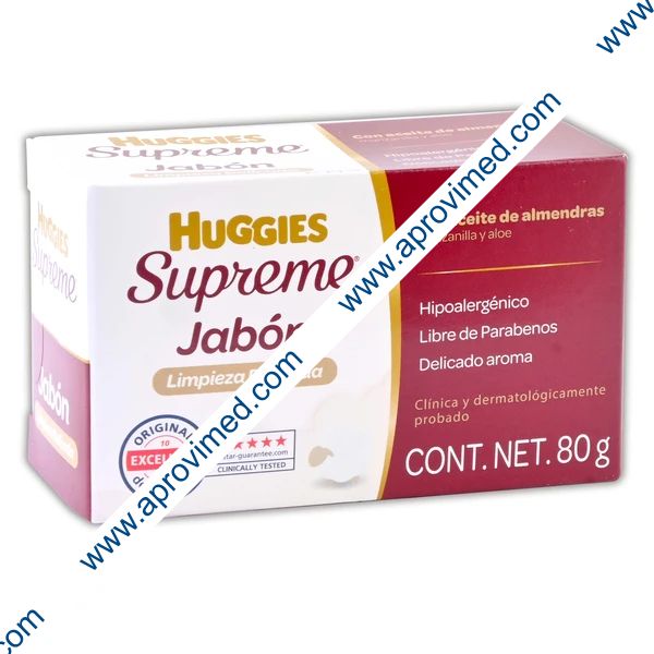 HUGGIES SUPREME Jabón p/Bebé 80 G.