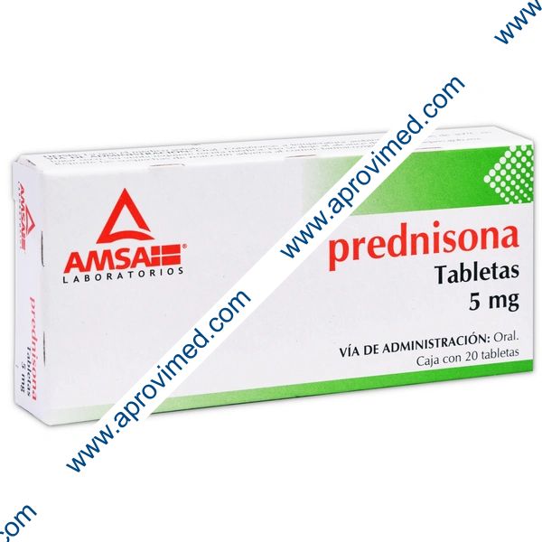 PREDNISONA (Amsa) c/20 TABS. 5 MG.