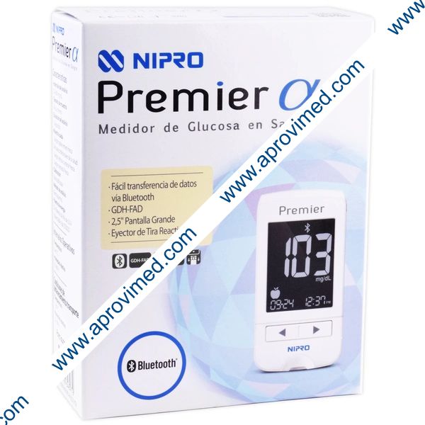 NIPRO PREMIER ALPHA (Set de Glucómetro) c/1 Equipo.