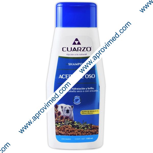 SHAMPOO ACEITE de OSO (Cuarzo) 550 ML.