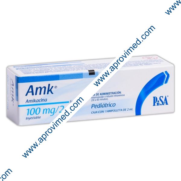 AMK Pedíátrico Sol. Iny. c/1 AMPTA. 100 MG/2 ML.