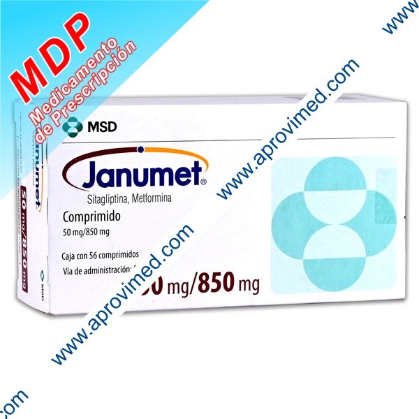 JANUMET c/56 COMPS. 50/850 MG.