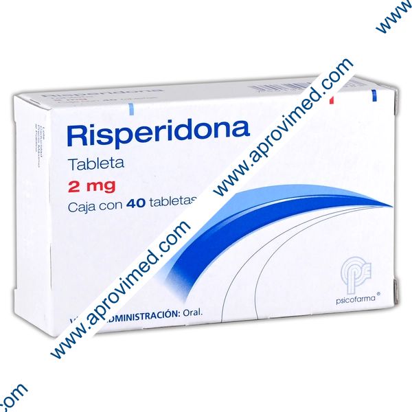 RISPERIDONA (Psicofarma) c/40 TABS. 2 MG.