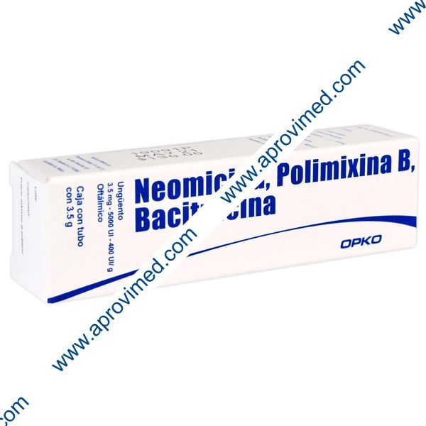 NEOM+PLMXNA-B+BACTNA (Opko) Ungto. Oft. 3.5 G. 3.5mg-5000ui-400ui/1 G.