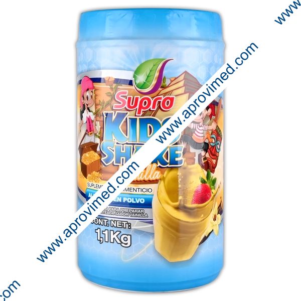 KIDS SHAKE (Supra) Polvo Sabor Vainilla BOTE c/1.1 KG.