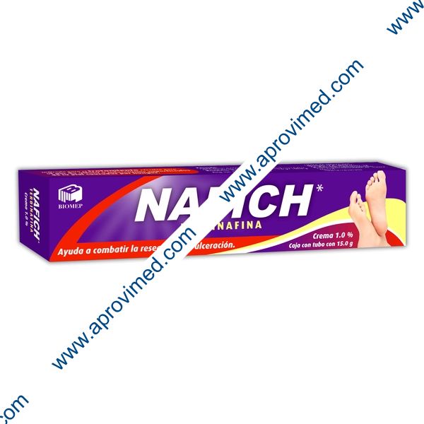 NAFICH CREMA 1.0% Tubo c/15.0 G.