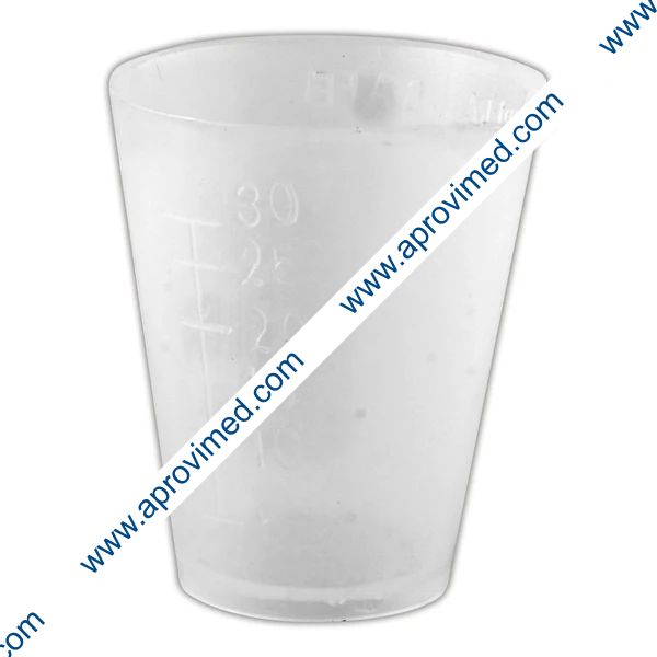 VASO DOSIFICADOR DE PLÁSTICO (Edigar) Cap. 30 ML.