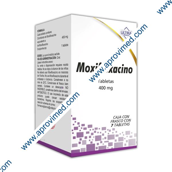 MOXIFLOXACINO (Ultra) c/7 TABS. 400 MG.