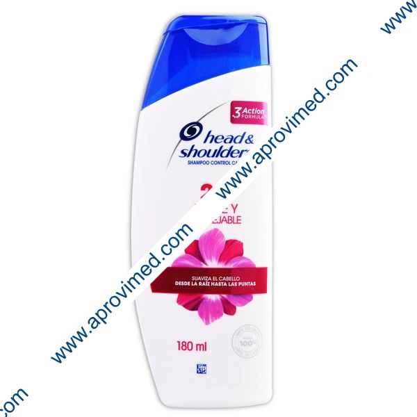 HEAD&SHOULDERS 2en1 Suave y Manejable SHAMPOO Fco. 180 ML.