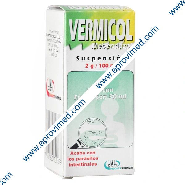 VERMICOL SUSP. Fco. 30 ML. 2 G/100 ML.