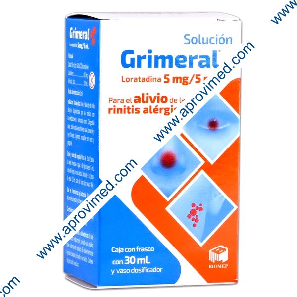 GRIMERAL SOLUCIÓN Fco. 30 ML. 5 MG/5 ML.