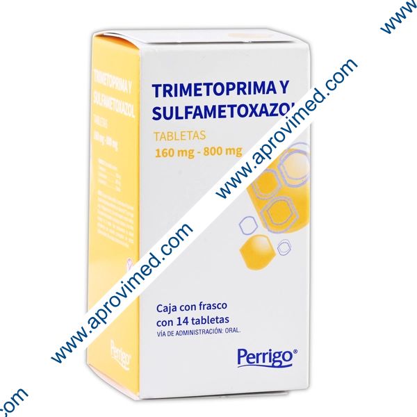 TRIMETOPRIMA/SULFAMETOXAZOL (Perrigo) c/14 TABS. 160/800 MG.
