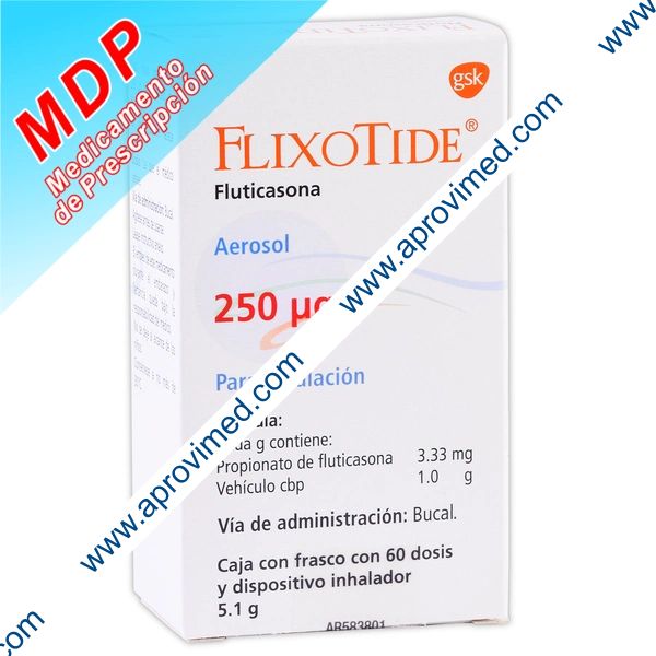 FLIXOTIDE AEROSOL p/Inhalación c/60 DOSIS 250 MCG.