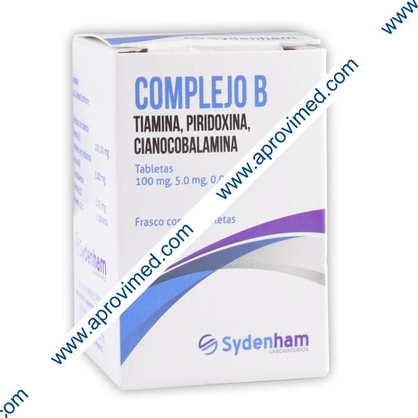 COMPLEJO B (Sydenham) c/30 TABS. 100/5/0.05 MG.