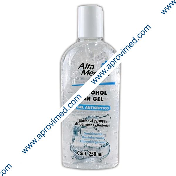ALCOHOL EN GEL Antiséptico (Alfa Medical) Fco. 250 ML.