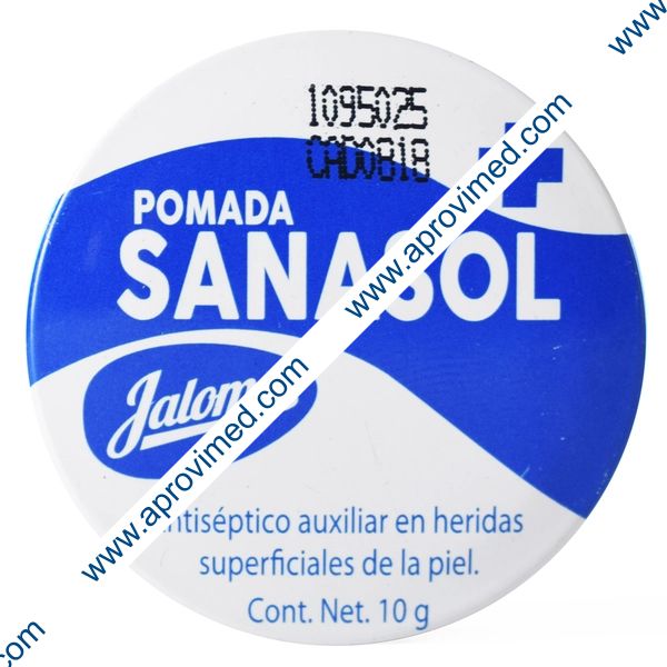 SANASOL POMADA Lata c/10 G.