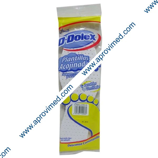 PLANTILLAS ACOJINADAS O-DOLEX Normal Unisex No. 8 c/1 Par.