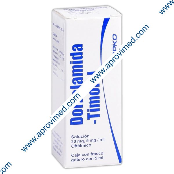 DORZOLAMIDA/TIMOLOL (Opko) Sol. Oft. Fco. Gotero 5 ML. 20-5 MG/1 ML.