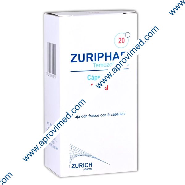 ZURIPHAR c/ 5 CÁPSULAS 20 MG.