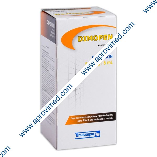 DIMOPEN SUSP. Fco. 75 ML. 500 MG/5 ML.