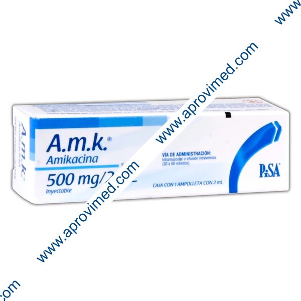 AMK Sol. Iny. c/1 AMPTA. 500 MG/2 ML.