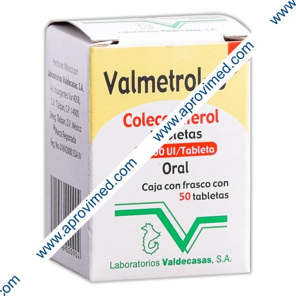 VALMETROL-3 c/50 TABS. 1600 UI.