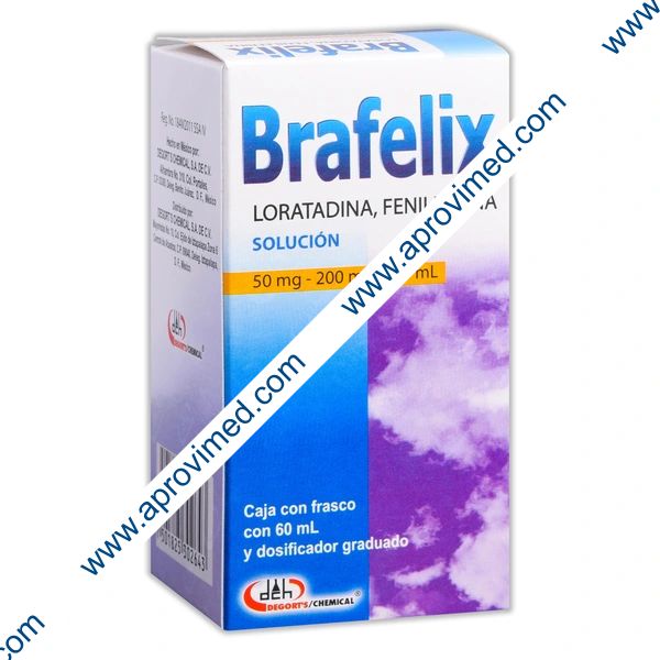 BRAFELIX SOLUCION Fco. 60 ML. 50-200 MG/100 ML. y Dosificador