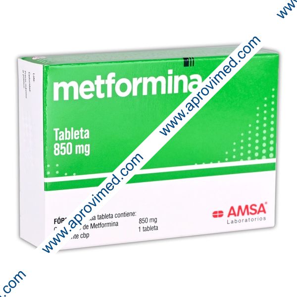 METFORMINA (Amsa) c/30 TABS. 850 MG.