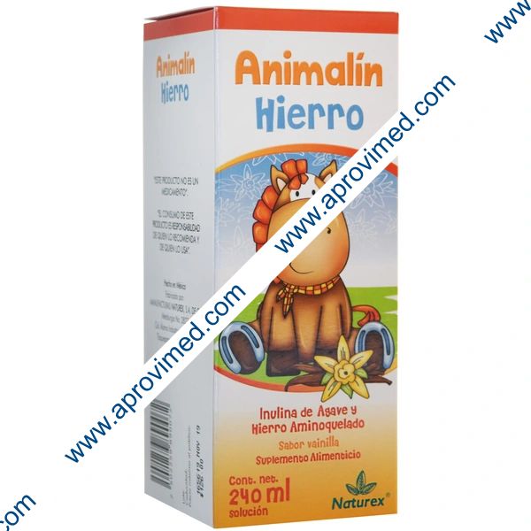 ANIMALIN Hierro SOL. Fco. 240 ML. 10-6.66 MG/5 ML.