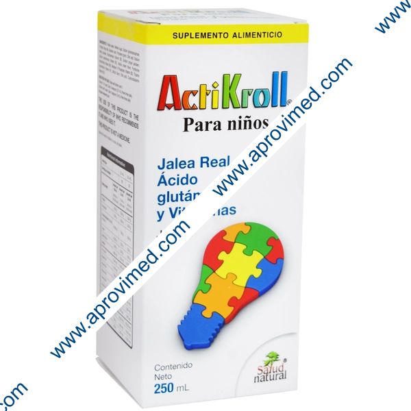 ACTIKROLL JARABE Para Niños 250 ML.