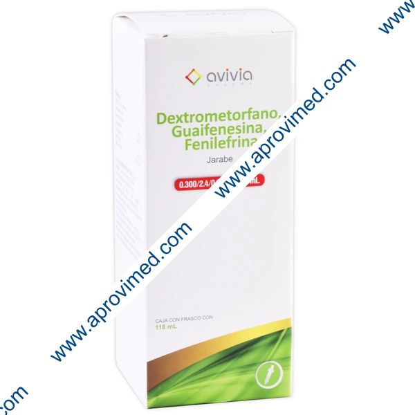 DEXTRFNO/GUIAFNA/FENLNA. (Avivia) JBE. Ad. Fco. 118 ML 0.300/2.4/0.050 G.
