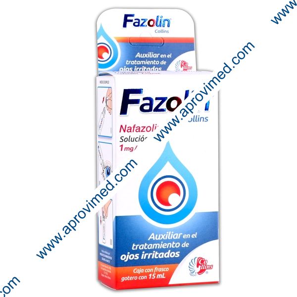 FAZOLIN SOL. Oftálmica Fco. Gotero 15 ML. 1.0 MG/1 ML.