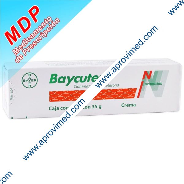 BAYCUTEN-N CREMA Tubo c/35 G. 1.00-0.04-0.50 G/100 G.