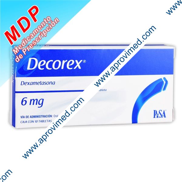 DECOREX c/10 TABS. 6 MG.