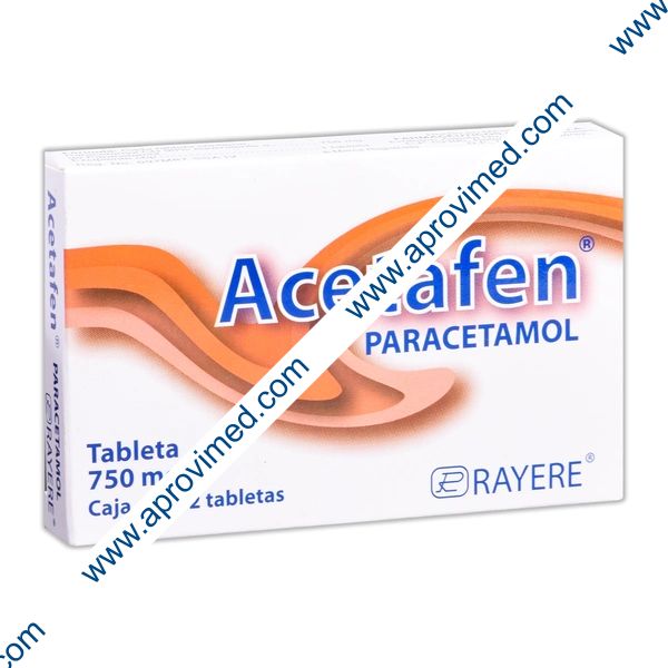 ACETAFEN c/12 TABS. 750 MG.