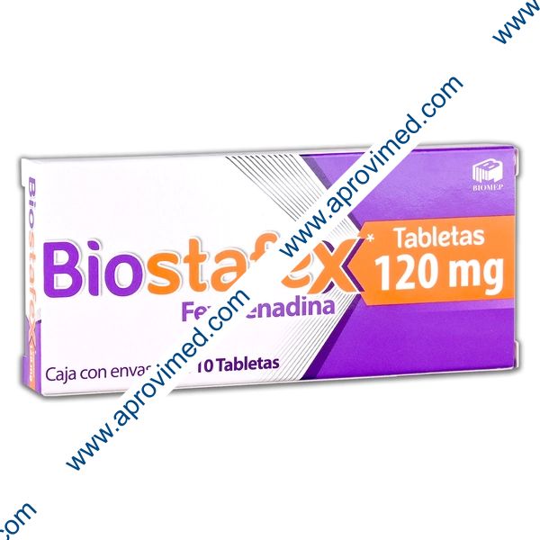 BIOSTAFEX c/10 TABS. 120 MG.