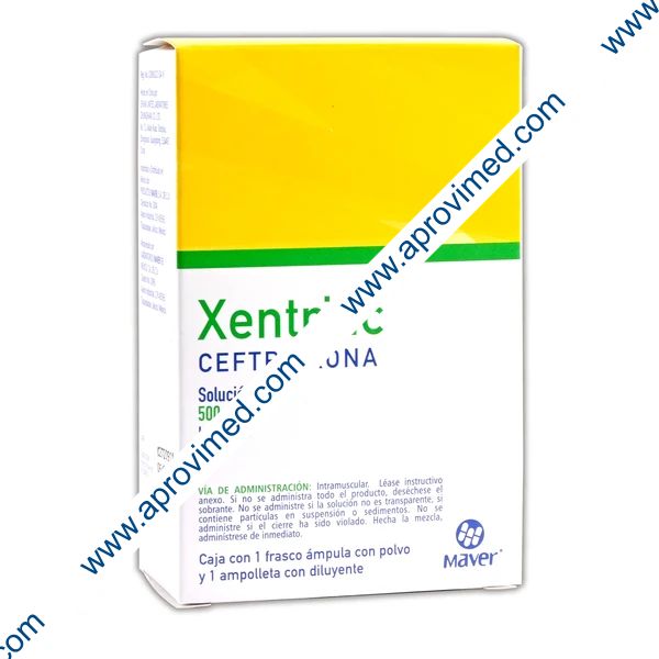 XENTRIAC I.M. Sol. Iny. c/1 FCO. AMP. 500 MG/2 ML.