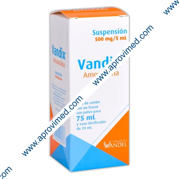 VANDIX SUSP. Fco. 75 ML. 500 MG/5 ML.