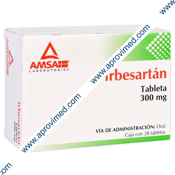 IRBESARTÁN (Amsa) c/28 TABS. 300 MG.